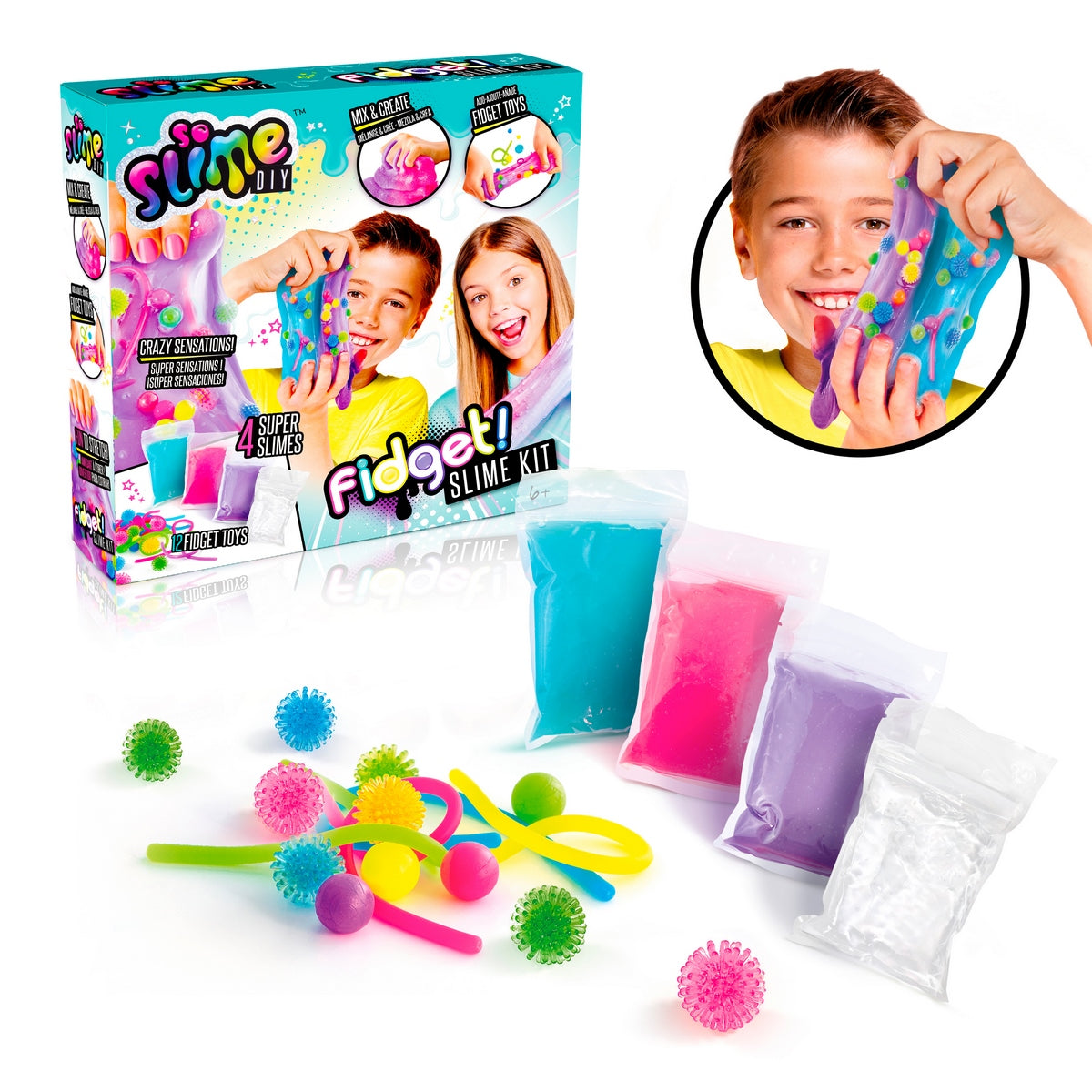 Kit Slime Diy Con Decoración Categoría: Masas Tipo producto: Arcilla y pasta para modelar